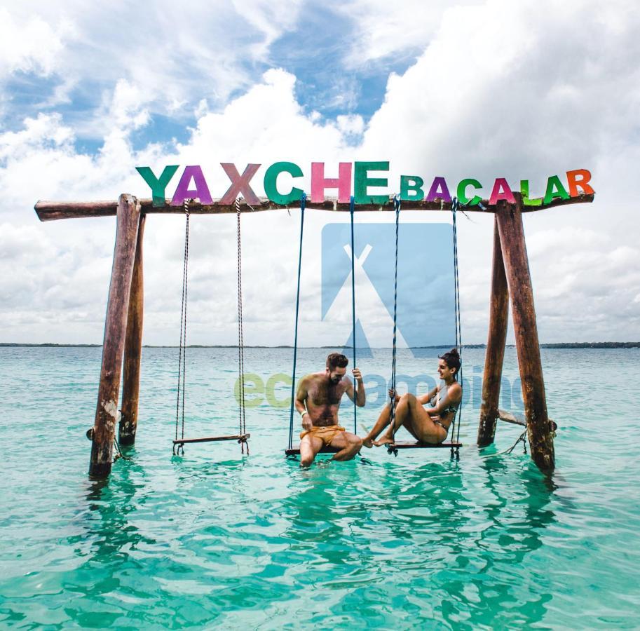 Ecocamping Yaxche Bacalar Esterno foto