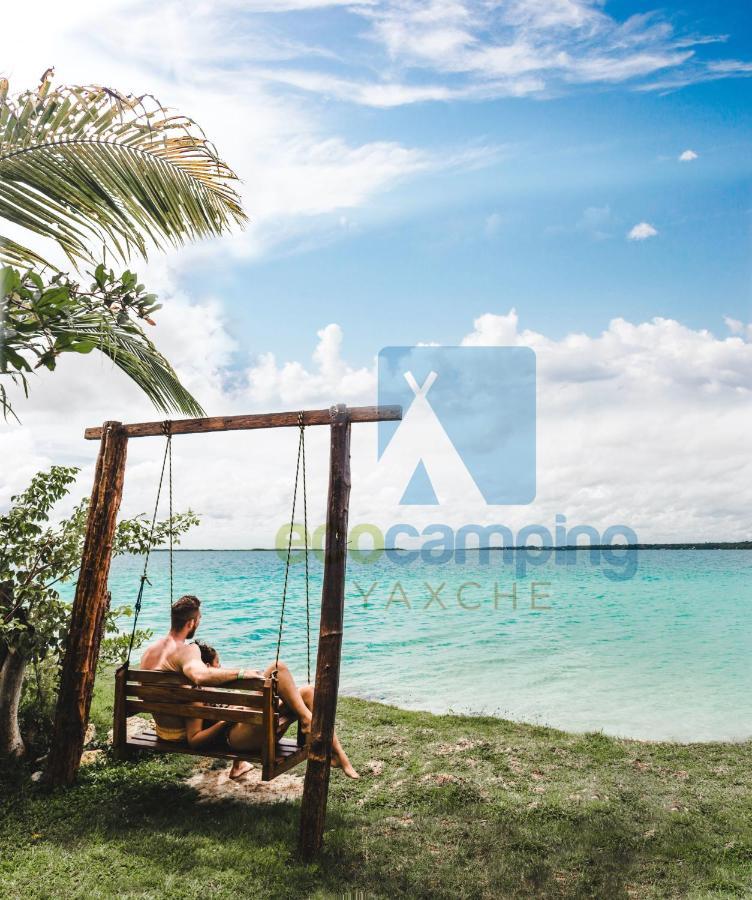 Ecocamping Yaxche Bacalar Esterno foto