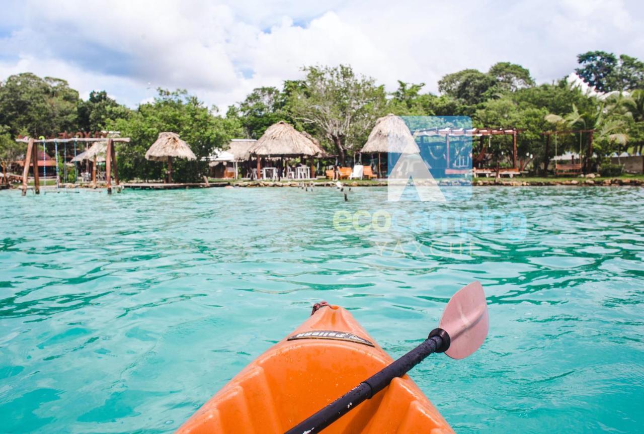 Ecocamping Yaxche Bacalar Esterno foto