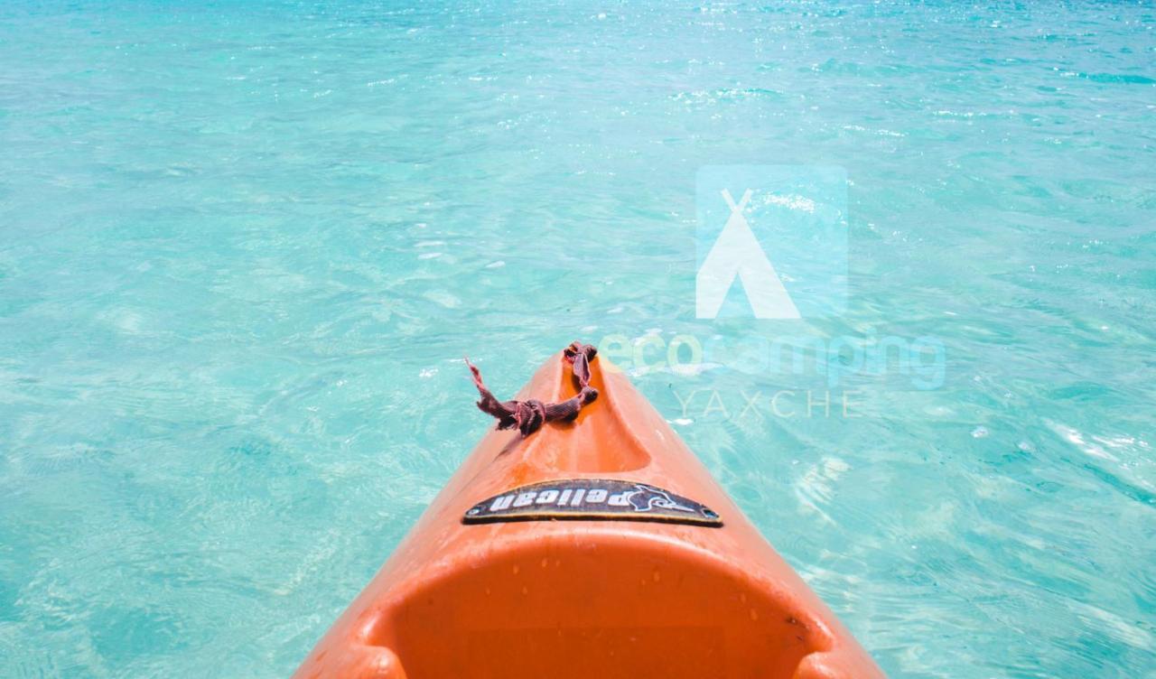 Ecocamping Yaxche Bacalar Esterno foto
