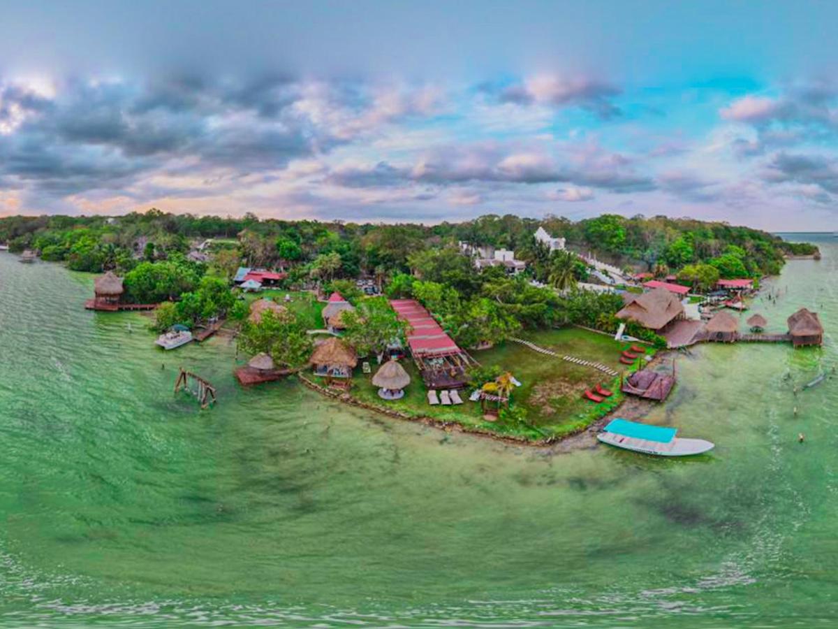 Ecocamping Yaxche Bacalar Esterno foto
