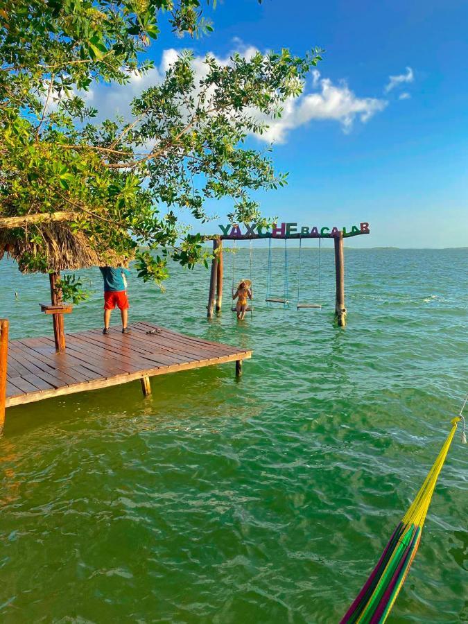 Ecocamping Yaxche Bacalar Esterno foto