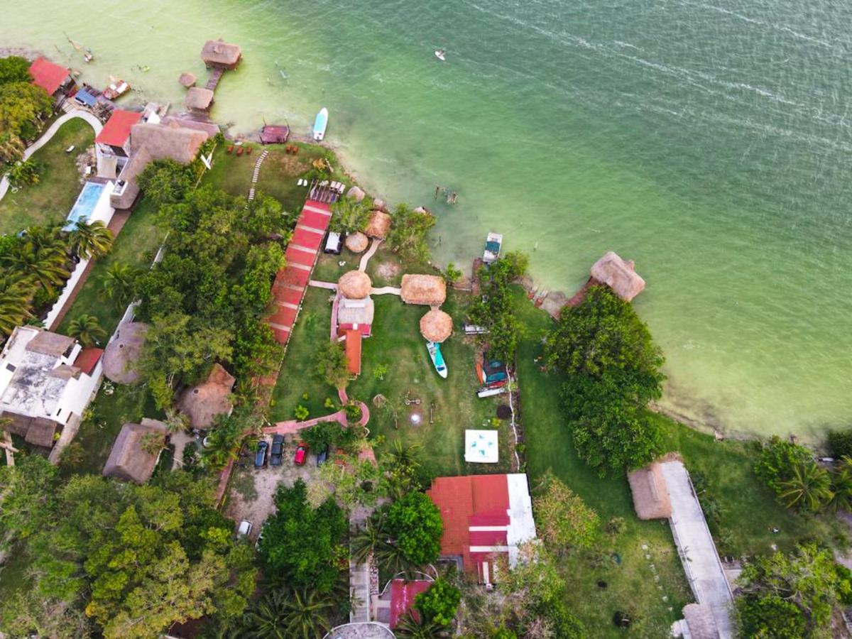 Ecocamping Yaxche Bacalar Esterno foto