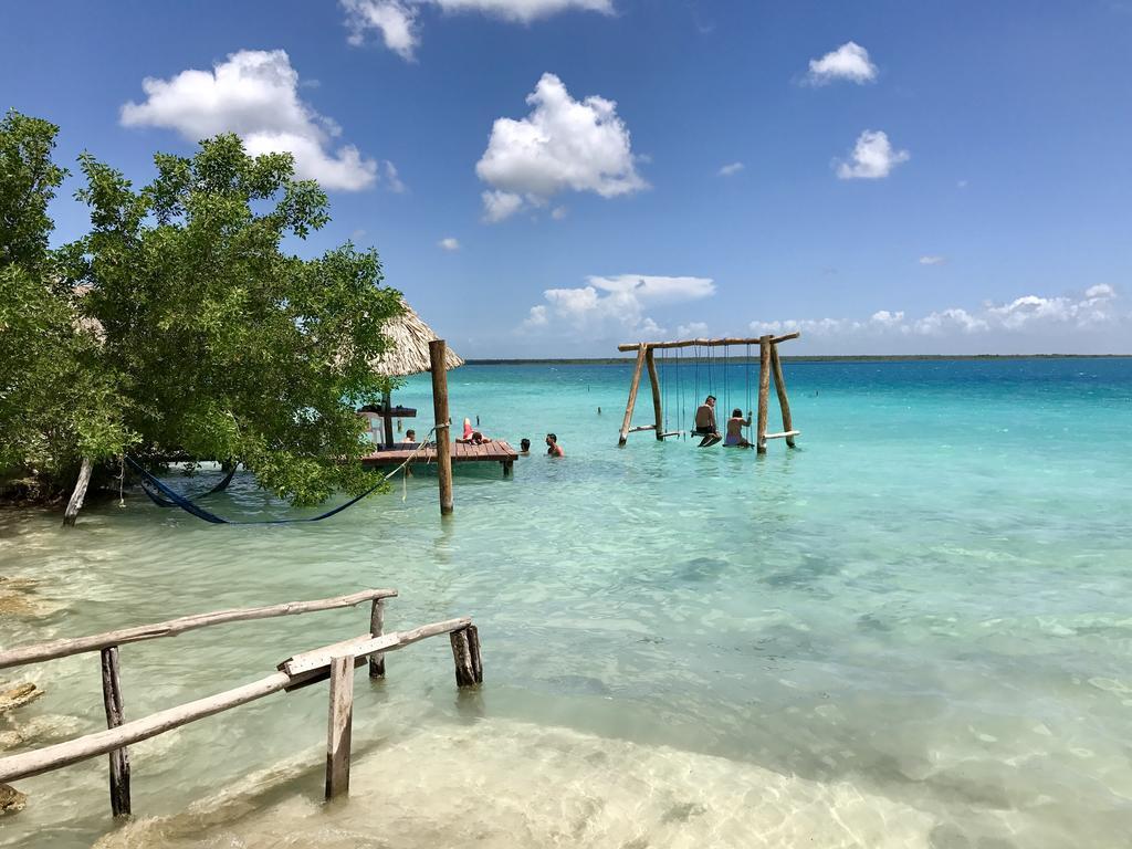 Ecocamping Yaxche Bacalar Esterno foto