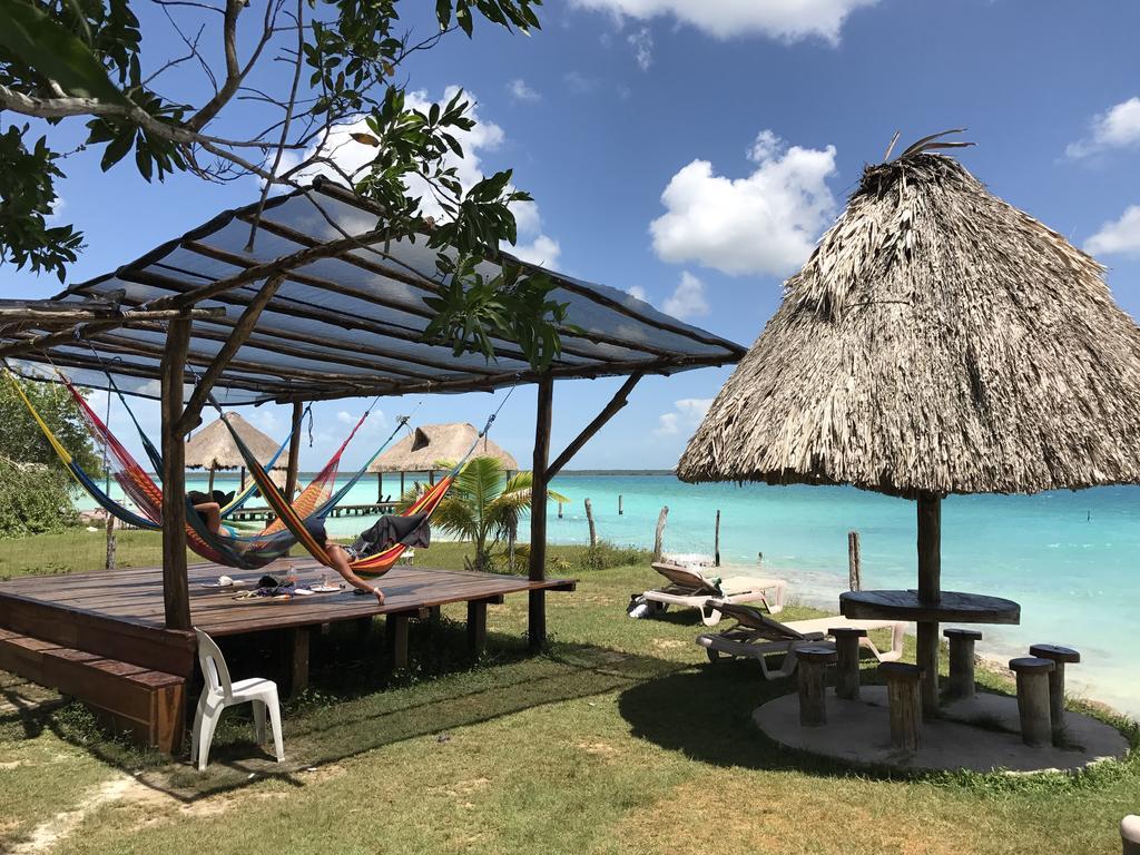 Ecocamping Yaxche Bacalar Esterno foto