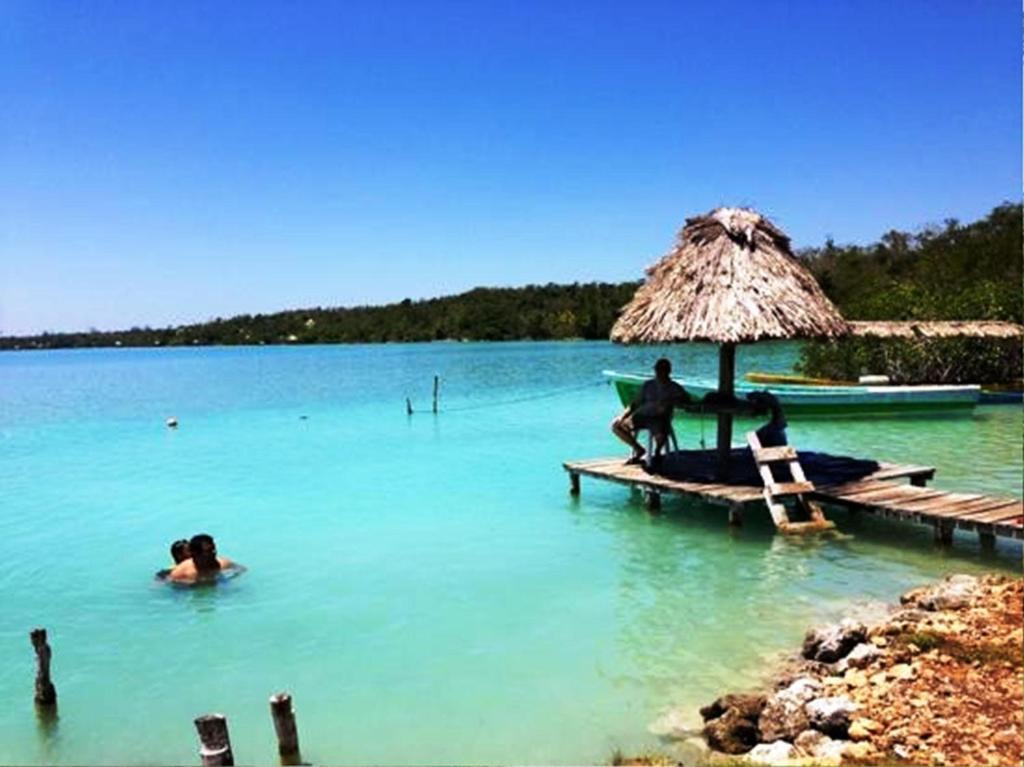 Ecocamping Yaxche Bacalar Esterno foto