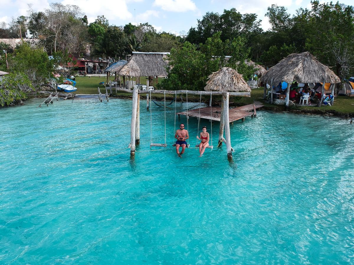 Ecocamping Yaxche Bacalar Esterno foto