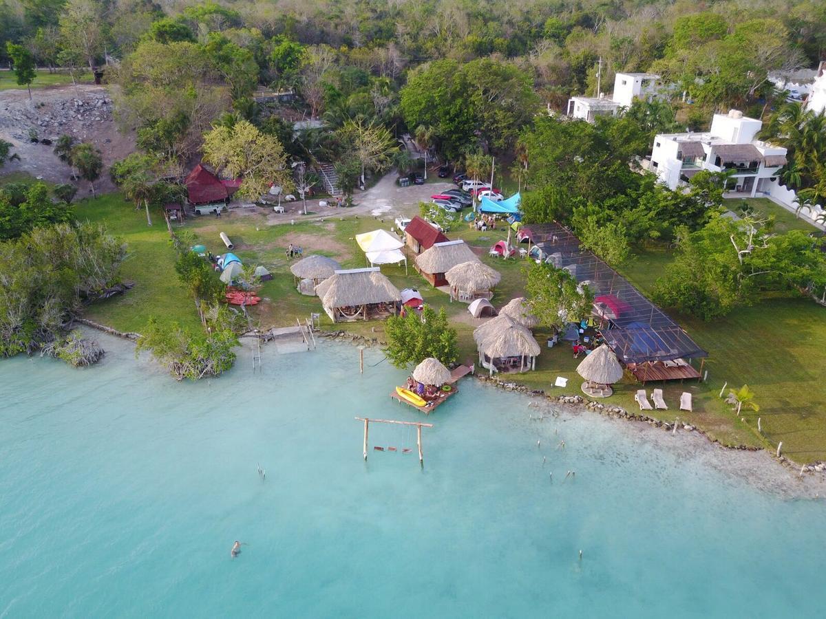 Ecocamping Yaxche Bacalar Esterno foto