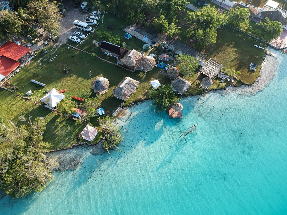 Ecocamping Yaxche Bacalar Esterno foto